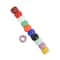 John Bead 9mm Assorted Rainbow Opaque Czech Glass Pony Beads, 300ct.